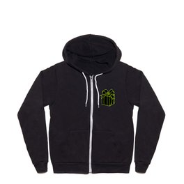 Simply Christmas Collection - Present - Alternative Xmas Colours  Zip Hoodie