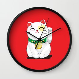 My Lucky Cat Wall Clock