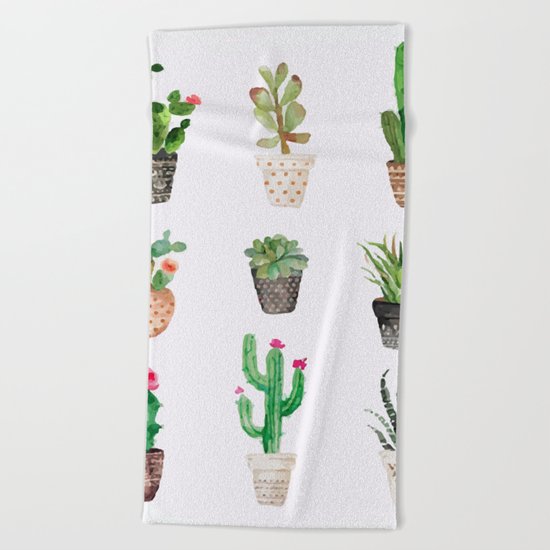 Plants Beach Towel