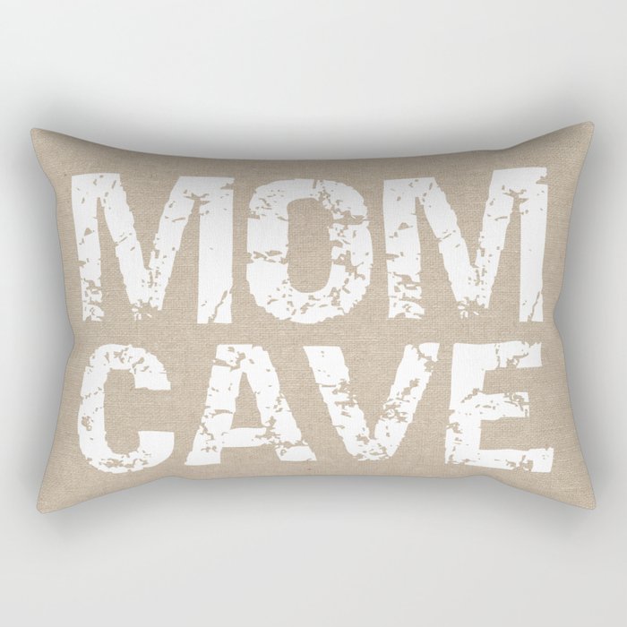 Mom Cave Rectangular Pillow