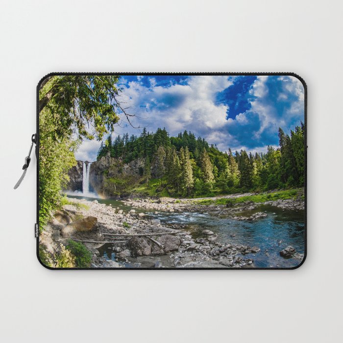 Snoqualmie Falls from Below Laptop Sleeve