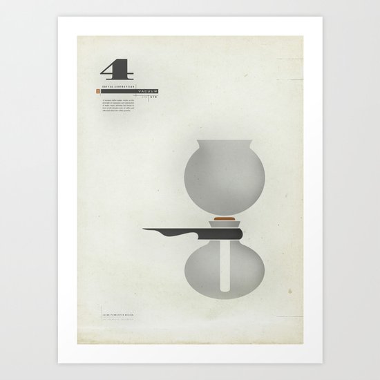Coffee Contraption #4: Vacuum Art Print