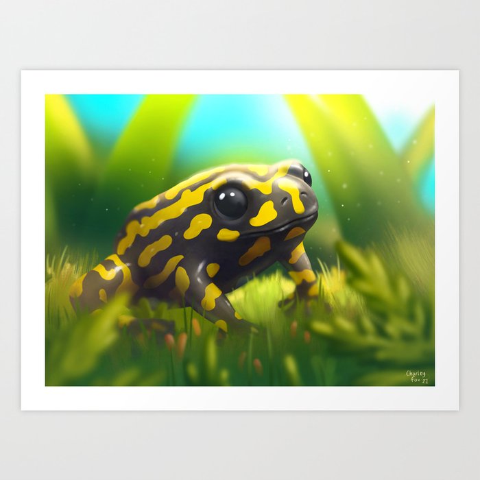 Corroboree Frog Art Print