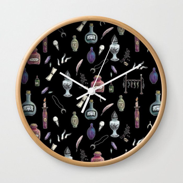 Witches' Stash Wall Clock