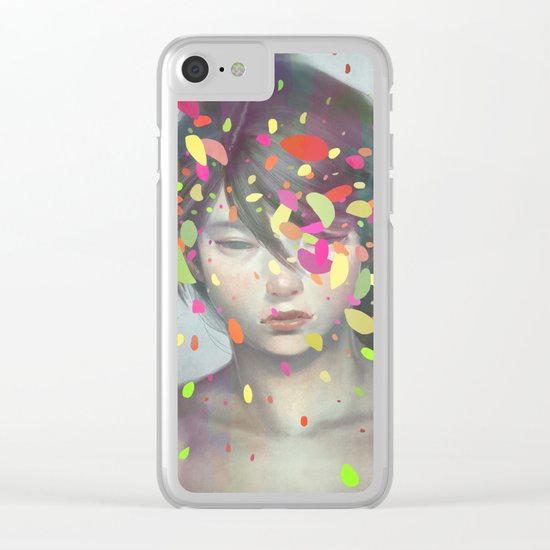 Colours 03 Clear iPhone Case