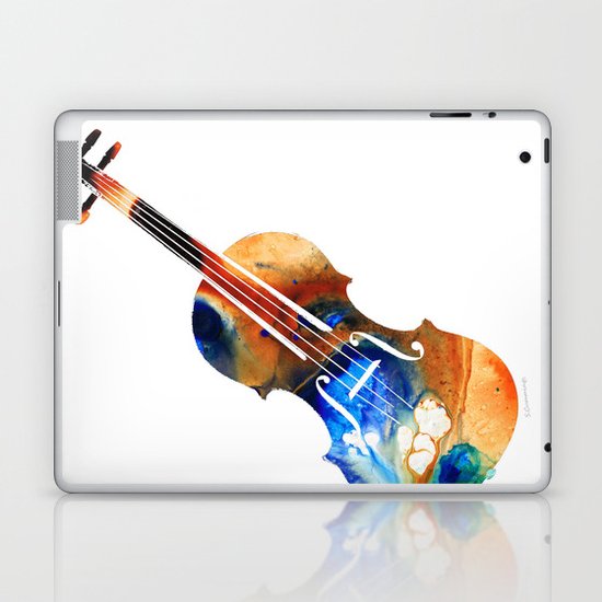 Violin Art By Sharon Cummings Laptop & iPad Skin