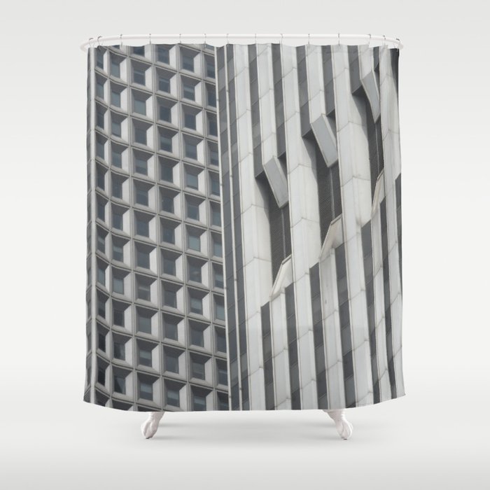 Concrete Jungle Shower Curtain