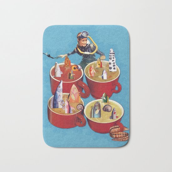 Fish Soup Bath Mat