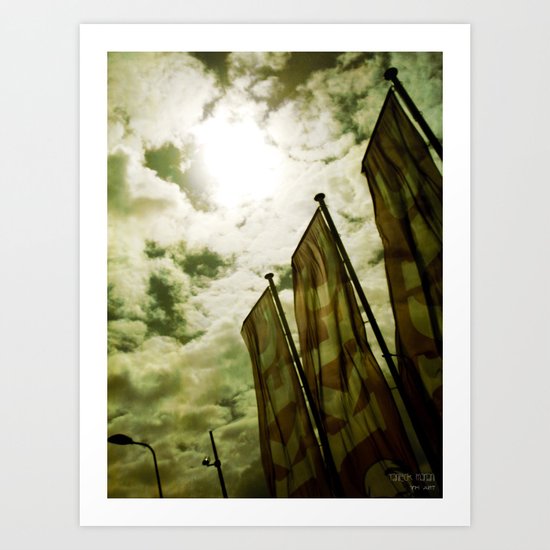 Feed me Clouds 2 Art Print
