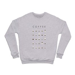 Espresso Coffe Classics Recipes Crewneck Sweatshirt