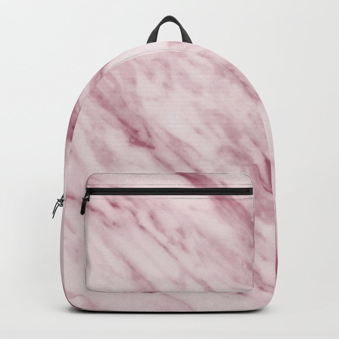 Pink Marble Pattern - Swirled Raspberry Pink Marble Backpack