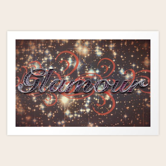 Glamour Art Print