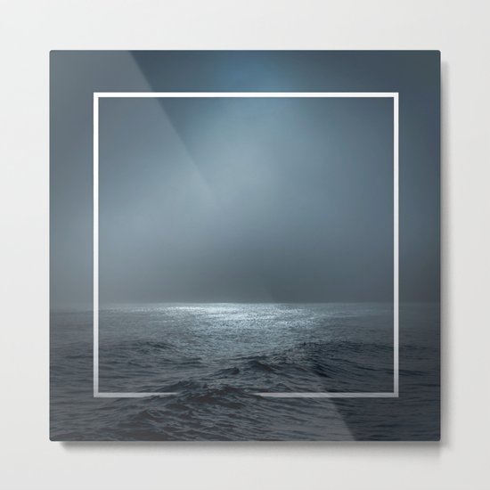 Twilight Geometry Metal Print