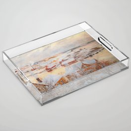 Albert Edelfelt - December Day Acrylic Tray