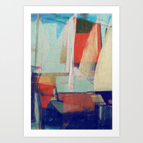 Stilt House 2 Art Print