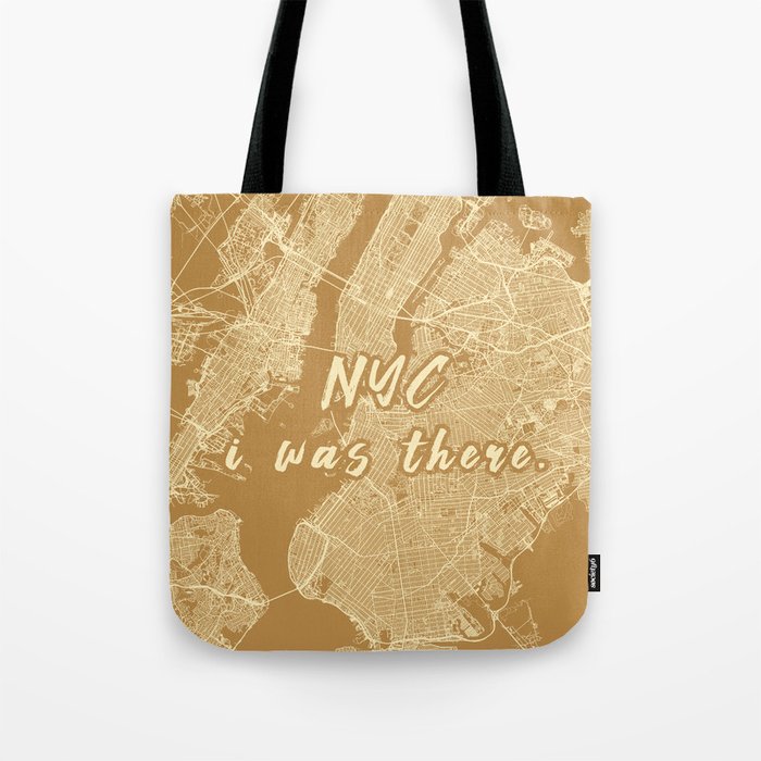 NYC - i was there - Neutral Topo Tote Bag