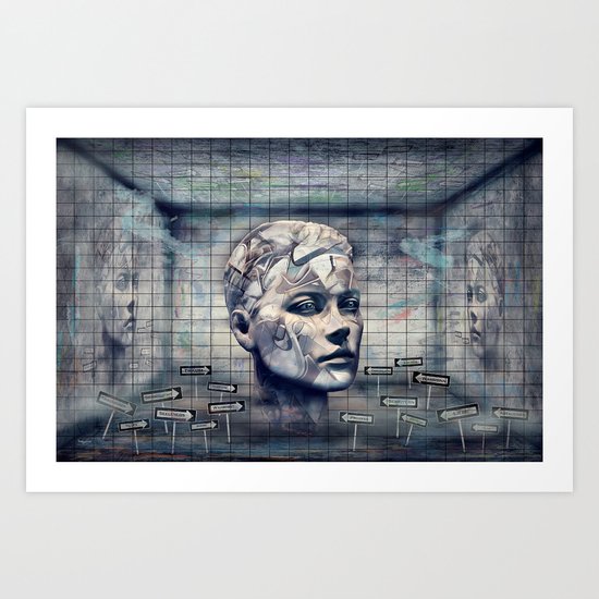 Phasenspektrum Art Print