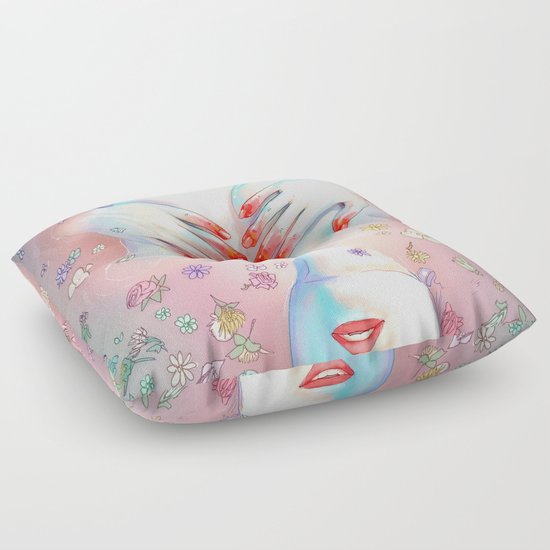 Flower Bath 5 Floor Pillow