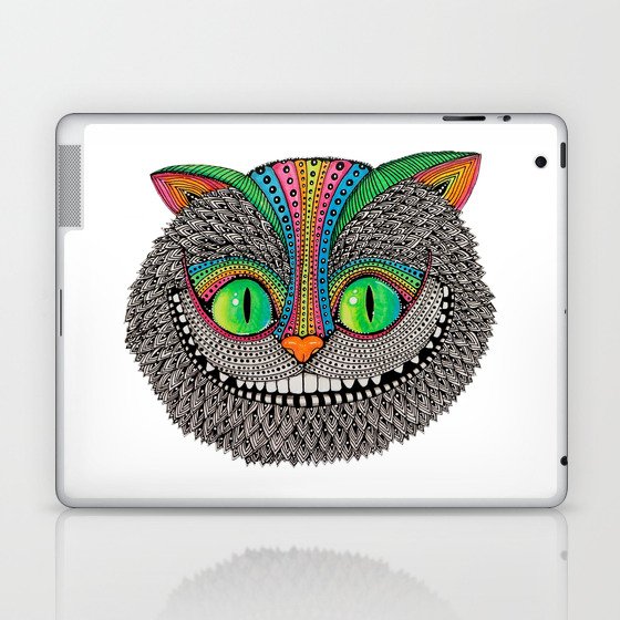 Alice´s cheshire cat by Luna Portnoi Laptop & iPad Skin