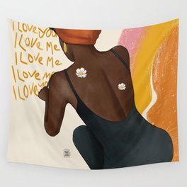 I love me, I love you Wall Tapestry