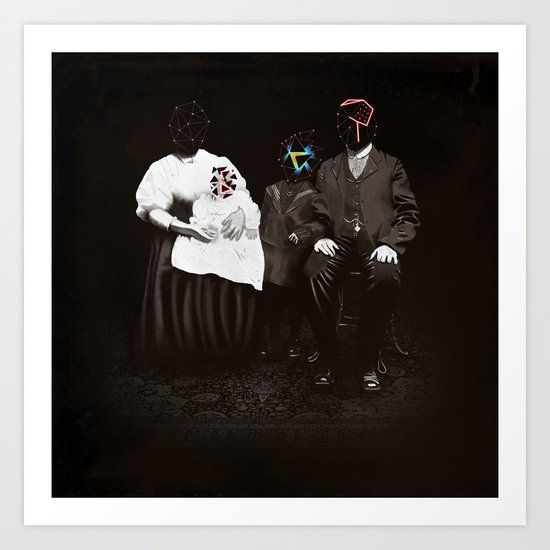 Veridis Quo (Sepia) Art Print