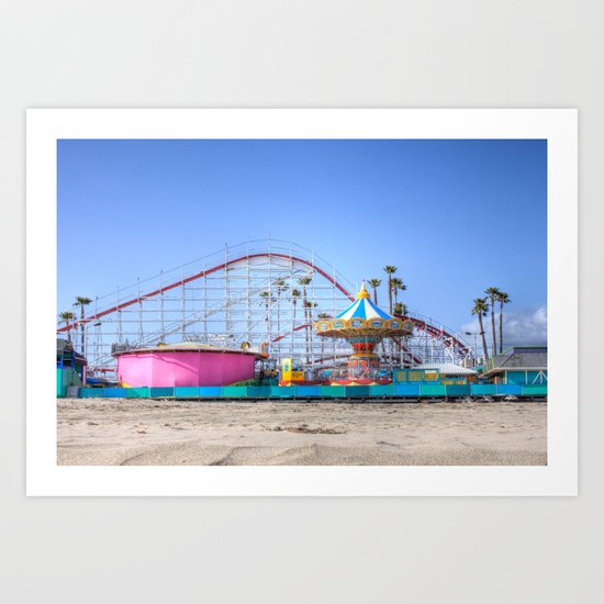 Santa Cruz Summer Art Print