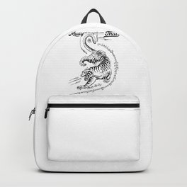 Tiger Muay Thai Kick Boxing Backpack | Thaiboxing, Asian, Sakyant, Power, Muaythai, Monktattoo, Amulet, Mma, Graphicdesign, Tiger 