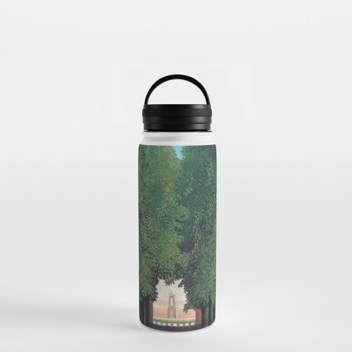 Henri Rousseau - The Avenue in the Park at Saint Cloud  Water Bottle