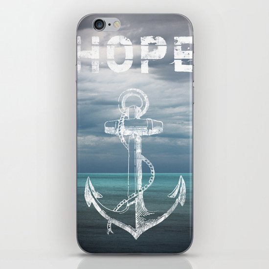 Hope Anchor iPhone & iPod Skin