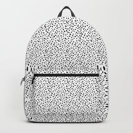 Black Dots on White by Minikuosi Backpack