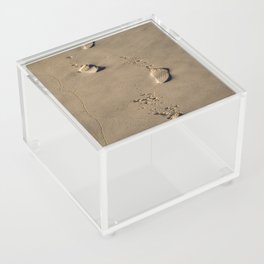 Footsteps in the sand Acrylic Box
