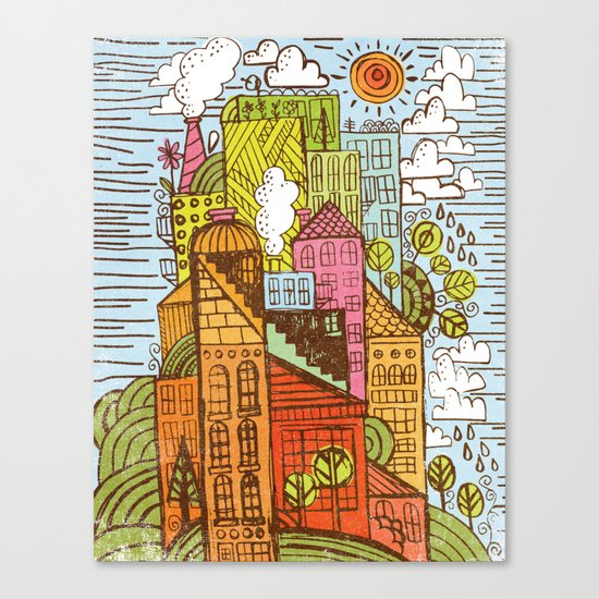 BUILD UP Canvas Print