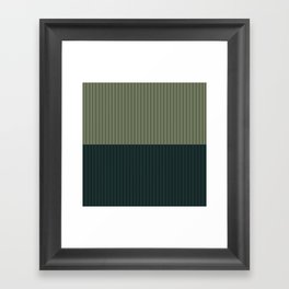 Color Block Lines XXXIX Framed Art Print