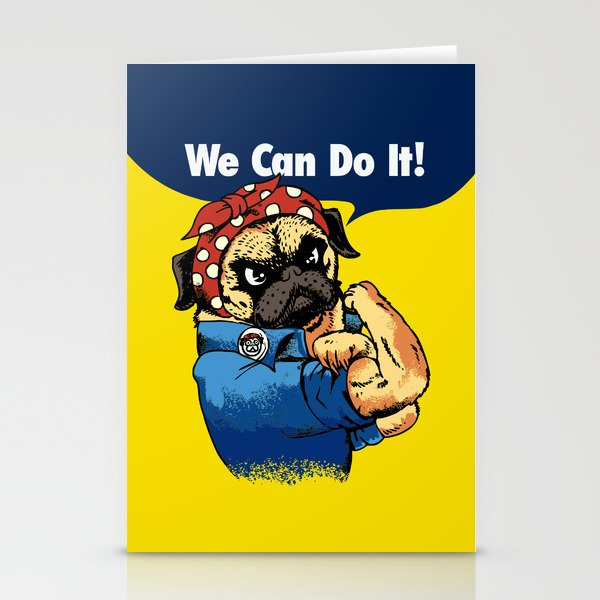 We Can Do It Stationery Cards