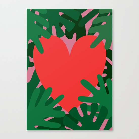 Wild Does My Love Grow Canvas Print