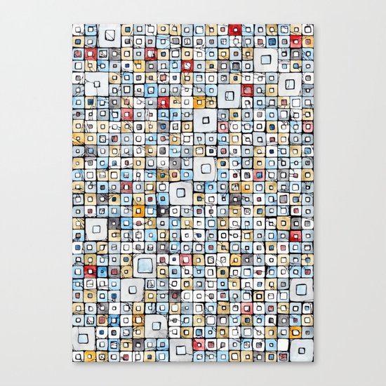 Grid#01 Canvas Print