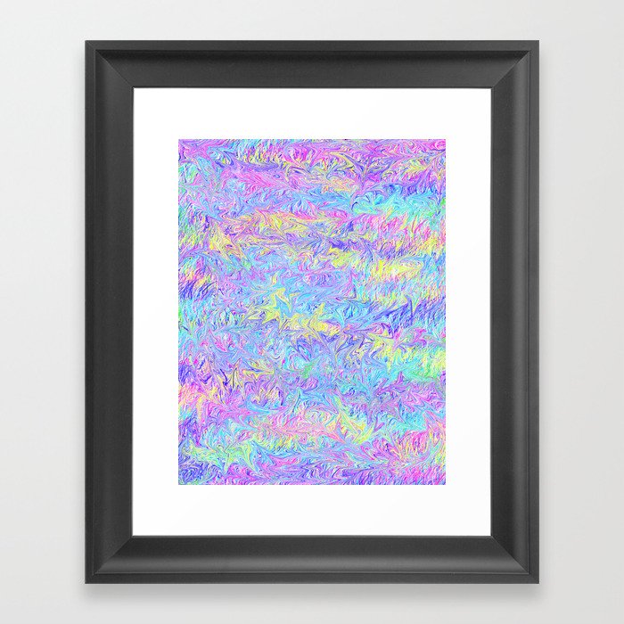Four Colors Framed Art Print