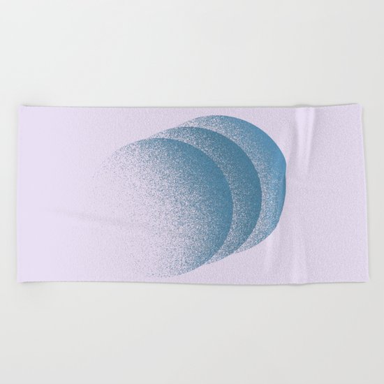 Blue Violet Beach Towel