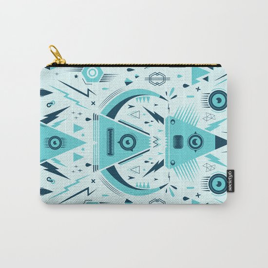Triangle Alien Transformer Attack Carry-All Pouch