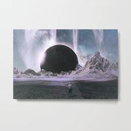 Stare Into An Abyss Metal Print | Sci-Fi, Space, Collage, Art, Digital, Digital Manipulation, Photo, Photoshop, Double Exposure 