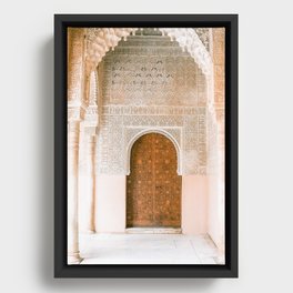 Alhambra Granada spain | Europe travel photography | Fine art print Framed Canvas