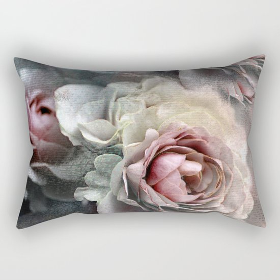 Vintage roses(7). Rectangular Pillow