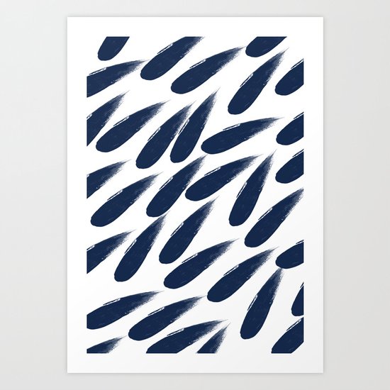 Rain Drops Art Print