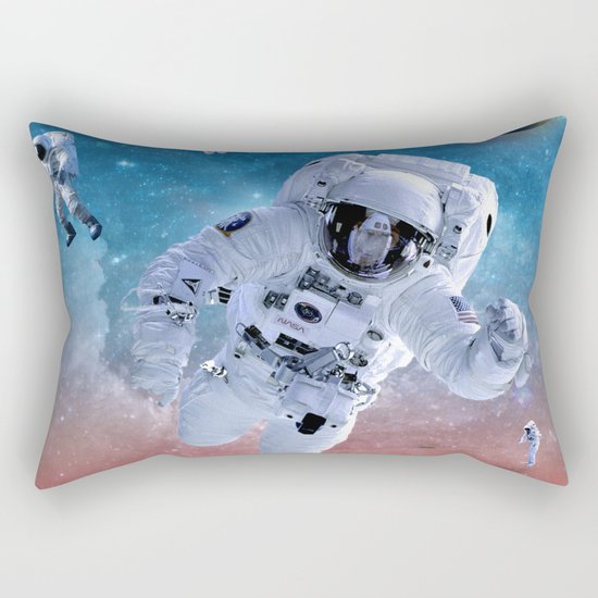 space astronaut Rectangular Pillow