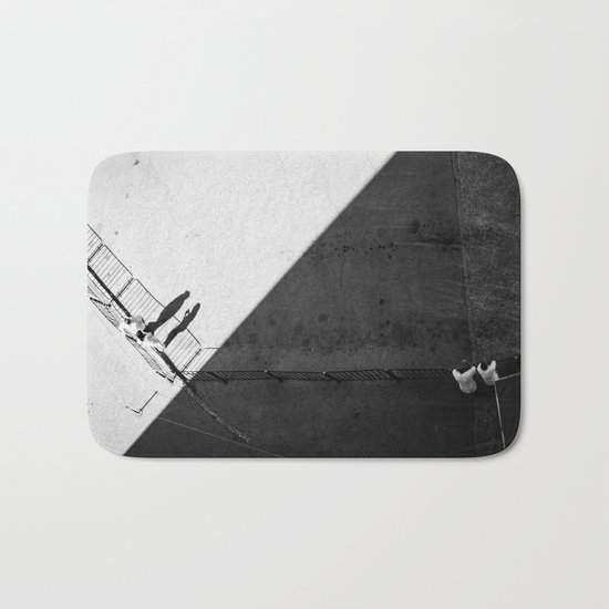B&W Bath Mat