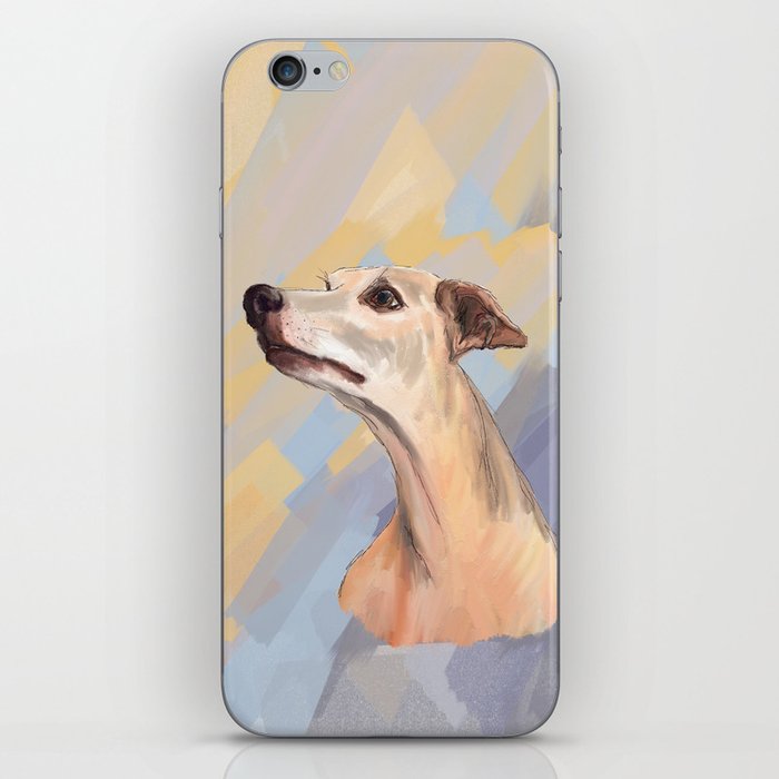 Whippet face iPhone Skin