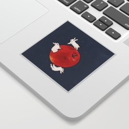 Planet Apple Sticker