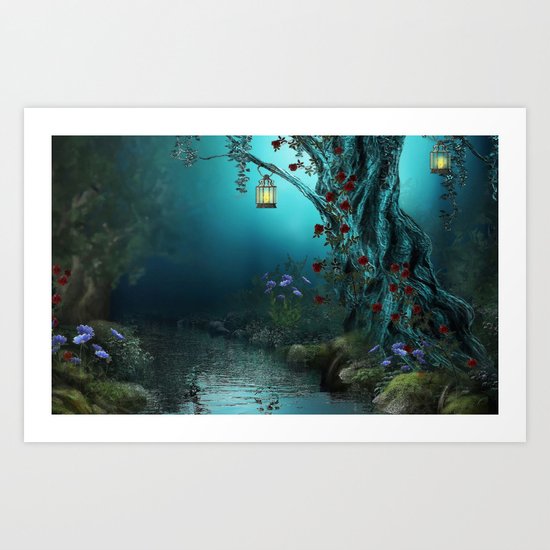 fantasy world Art Print
