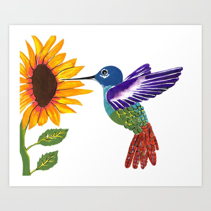 Free Free 173 Sunflower And Hummingbird Svg SVG PNG EPS DXF File