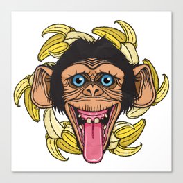 chimp Canvas Print